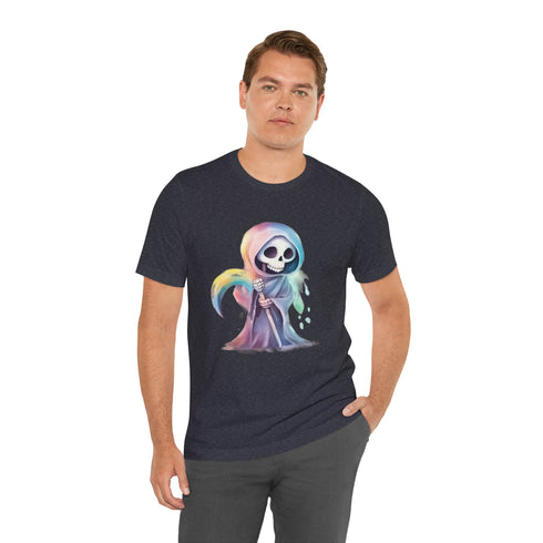 Cute Colorful Reaper - Short Sleeve Tee